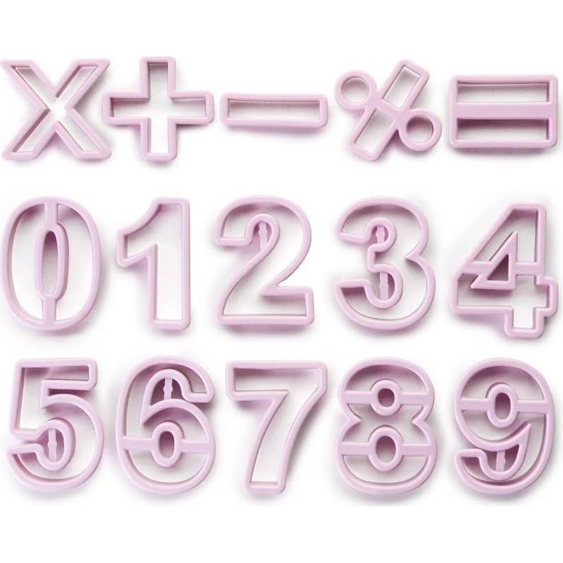 Fotografie Sada vykrajovátek čísla - Ibili