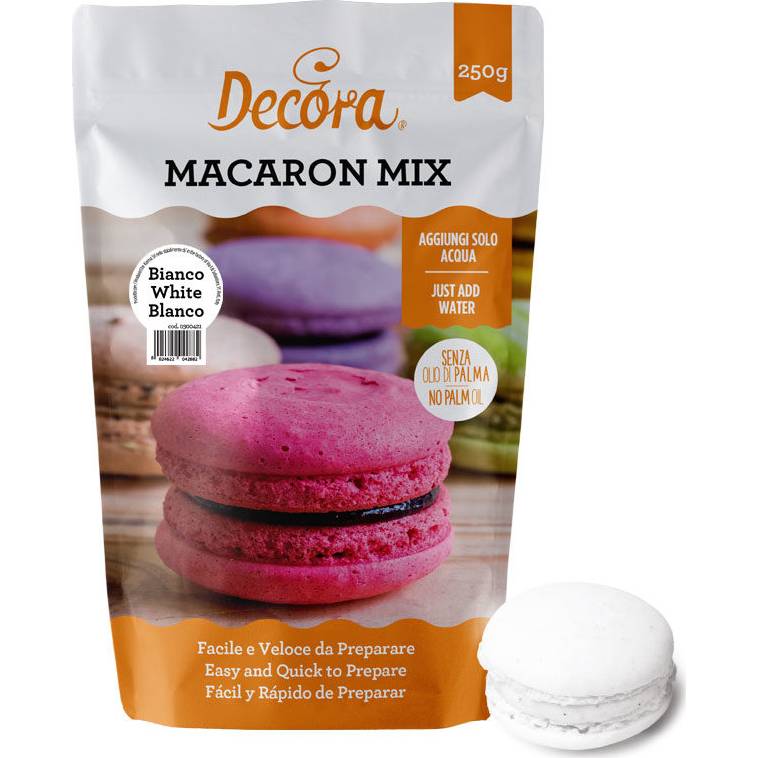 Fotografie Směs na makronky 250g bílá - Decora