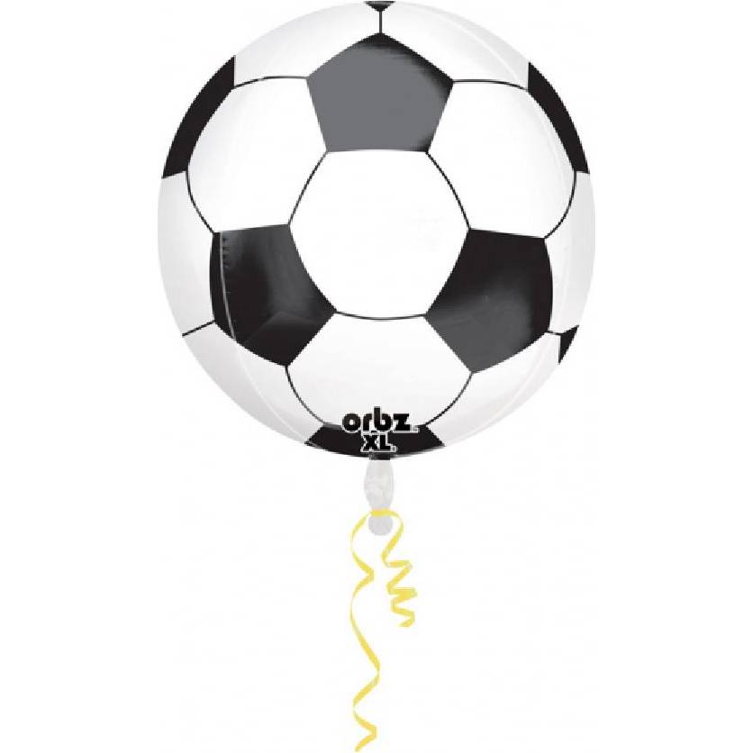 Fóliový balónek fotbalový míč 38x40cm - Amscan
