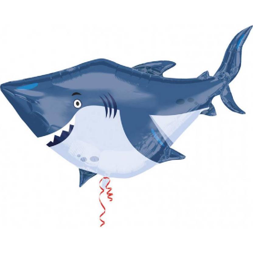 Fóliový balónek žralok 101x81cm - Amscan