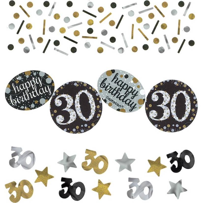 Konfety na párty oslava 30. narozenin - Amscan
