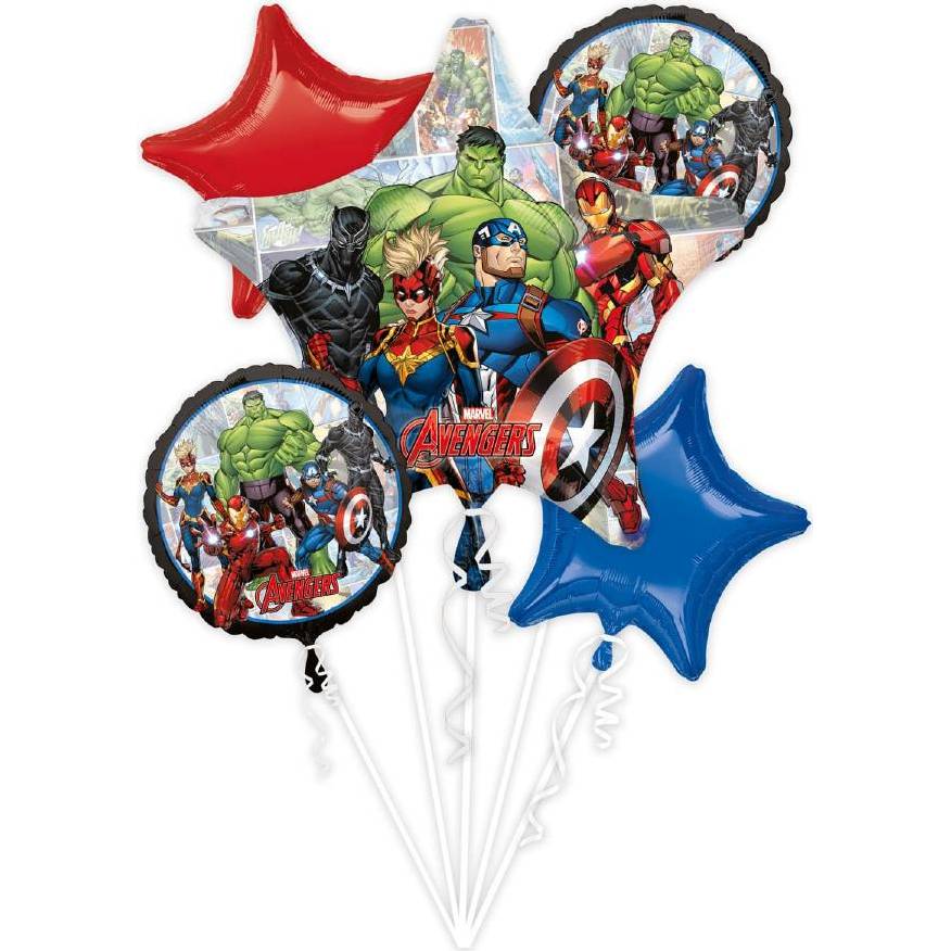 Fóliové balónky sada 5ks Avengers - Amscan