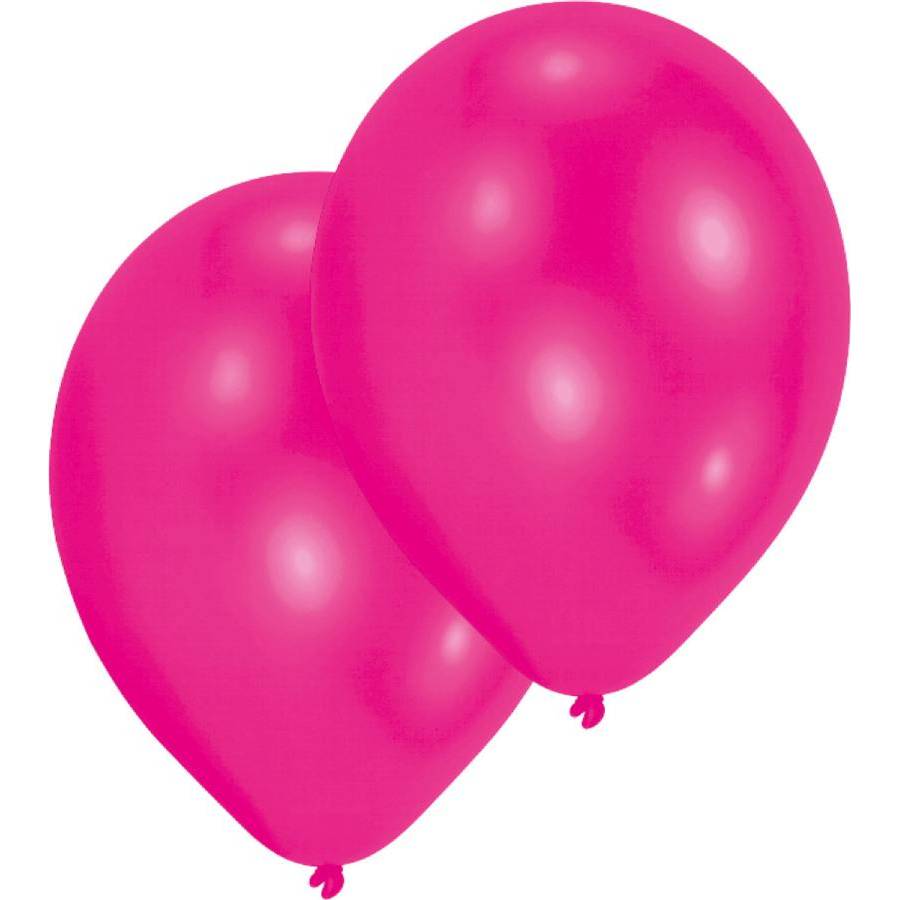 Latexové balónky tmavě růžové 10ks 27,5cm - Amscan