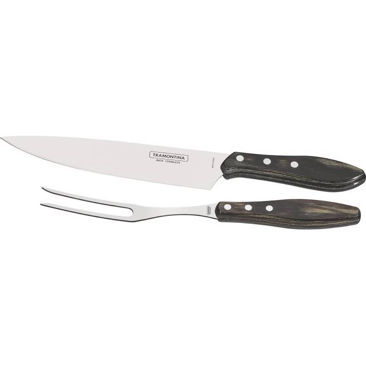 Fotografie Nůž a vidlička na porcování masa - Tramontina