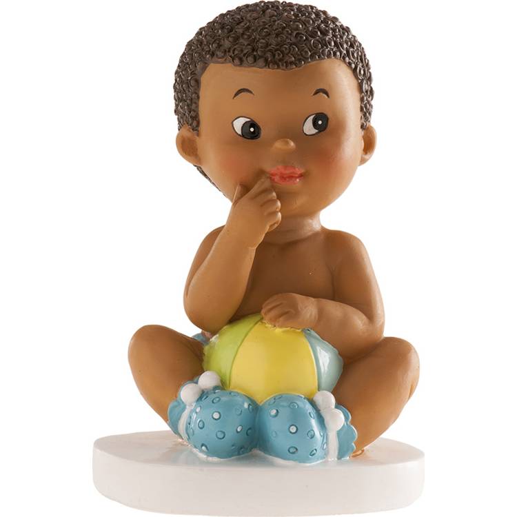 Figurka na dort chlapeček s míčem - Dekora