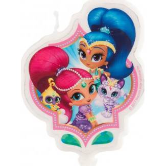 Fotografie Svíčka na dort Shimmer and Shine 7cm - Dekora