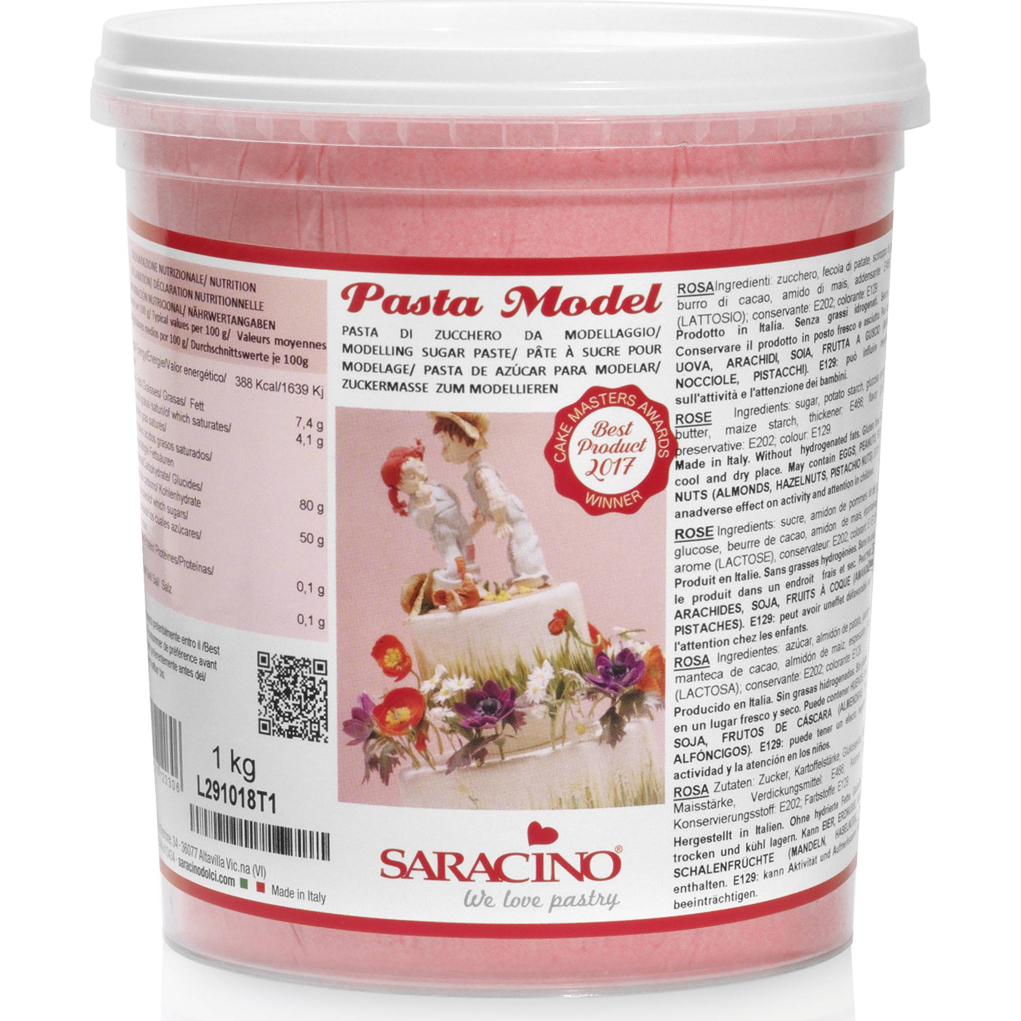 Fotografie Modelovací hmota světle růžová 1 kg - Saracino