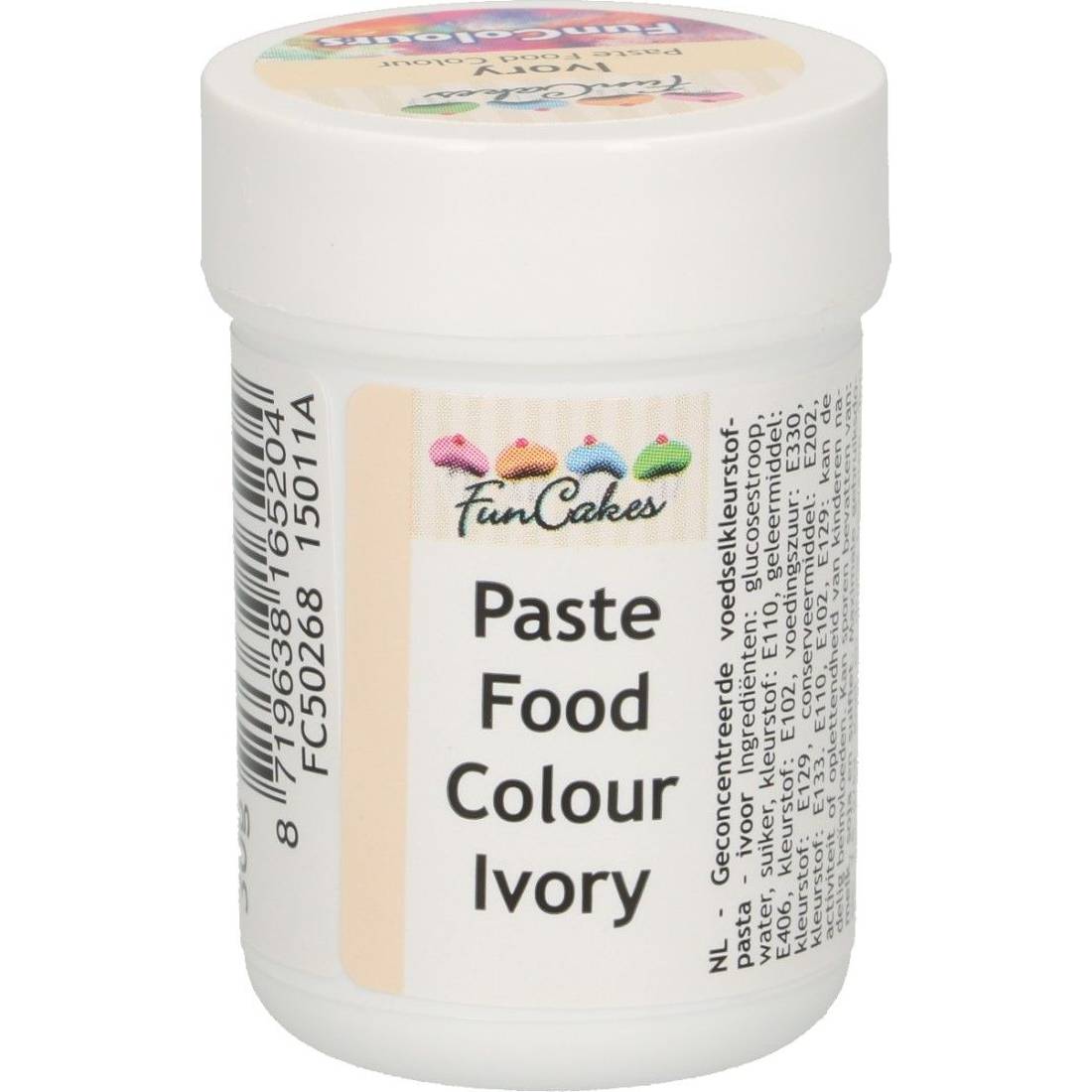 Fotografie Gelová barva slonová kost 30g - FunCakes