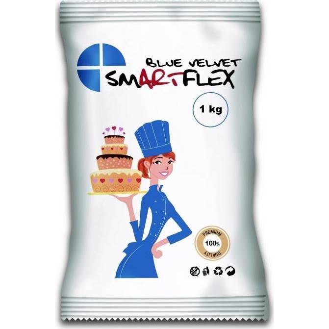 Fotografie Smartflex Blue Velvet Vanilka 1 kg v sáčku 0118 dortis