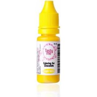 Fotografie Tekutá barva do čokolády Tasty Me (10 ml) Bright Yellow 5835 dortis