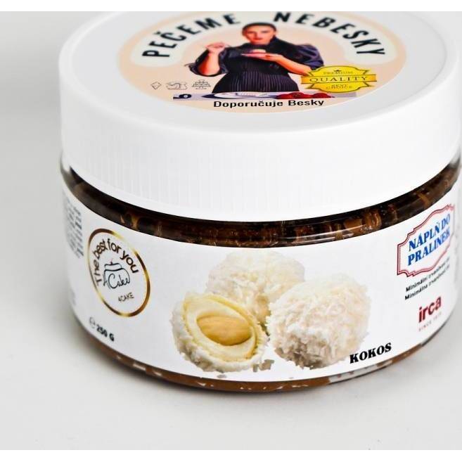 Fotografie Náplň do pralinek a dortů IRCA Pralin Delicrisp Kokos (250 g) 5894 dortis