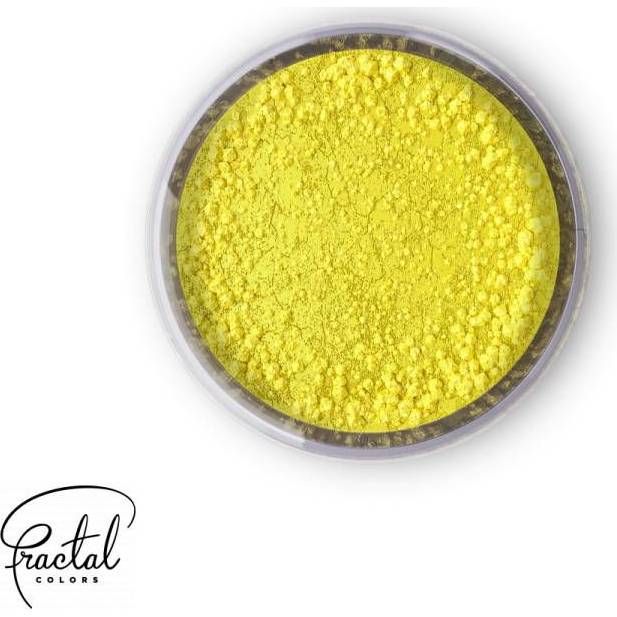Jedlá prachová barva Fractal - Lemon Yellow (3 g)