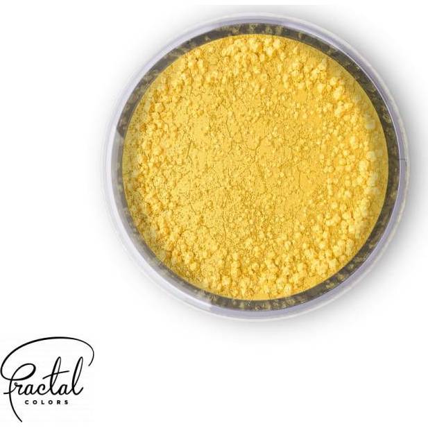 Fotografie Jedlá prachová barva Fractal - Canary Yellow (2,5 g)