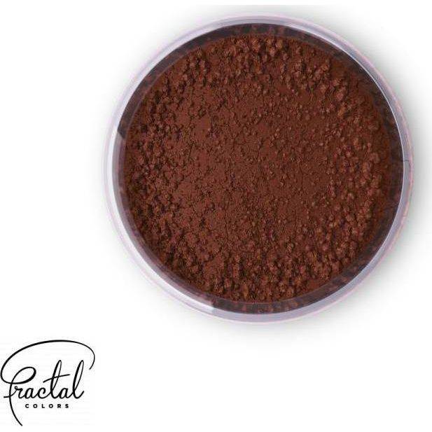 Fotografie Jedlá prachová barva Fractal - Dark Chocolate (1,5 g) 6158 dortis