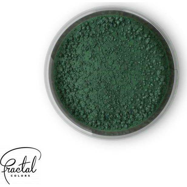 Fotografie Jedlá prachová barva Fractal - Dark Green (1,5 g) 6251 dortis
