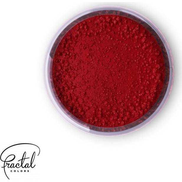 Fotografie Jedlá prachová barva Fractal - Burgundy (1,5 g) 6253 dortis
