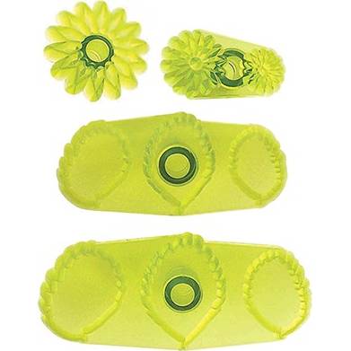 Fotografie Sada na tvobu jahodových kvítků a lístků- JEM