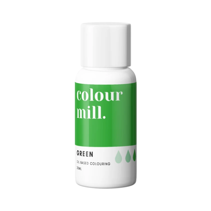 Olejová barva 20ml vysoce koncentrovaná zelená - colour mill