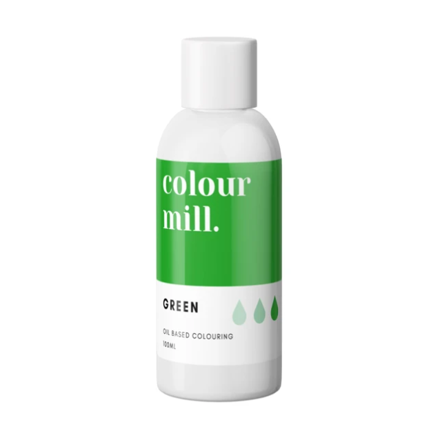 Olejová barva 100ml vysoce koncentrovaná zelená - colour mill
