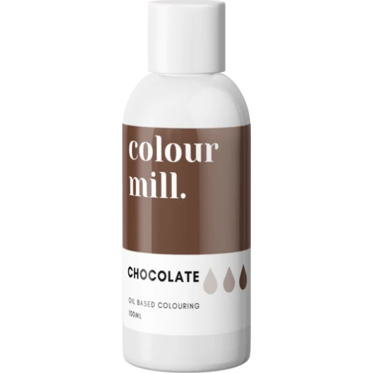 Olejová barva 100ml vysoce koncentrovaná čokoládová - colour mill
