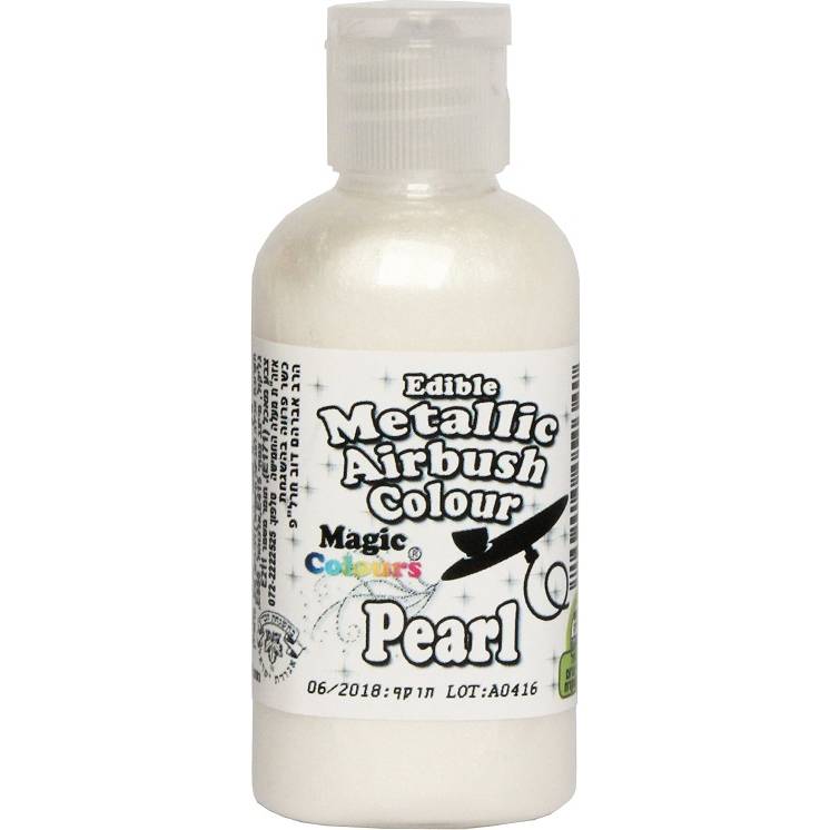 Airbrush barva perleťová 55ml Pearl White - Magic Colours