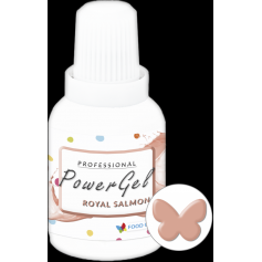 Food Colours gelová barva PowerGel Royal Salmon 20 g