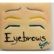 Kostice na obočí 3ks - Silvia Mancini