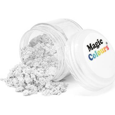Fotografie Jedlá prachová perleťová barva 8ml Pearl White - Magic Colours