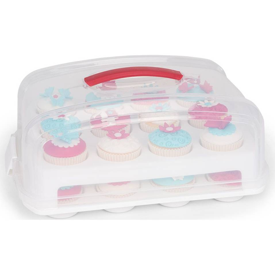 Plastový box na 24kusů cupcakes 39cm - FunCakes