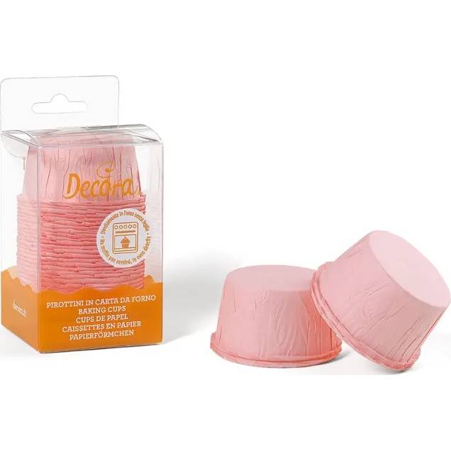 Košíček na muffinyrůžový 25ks - Decora