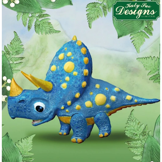 Silikonová forma triceratops - Katy Sue