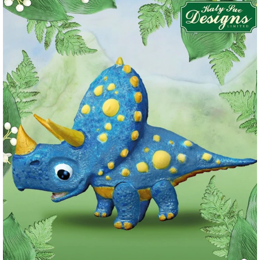 Fotografie Silikonová forma triceratops - Katy Sue