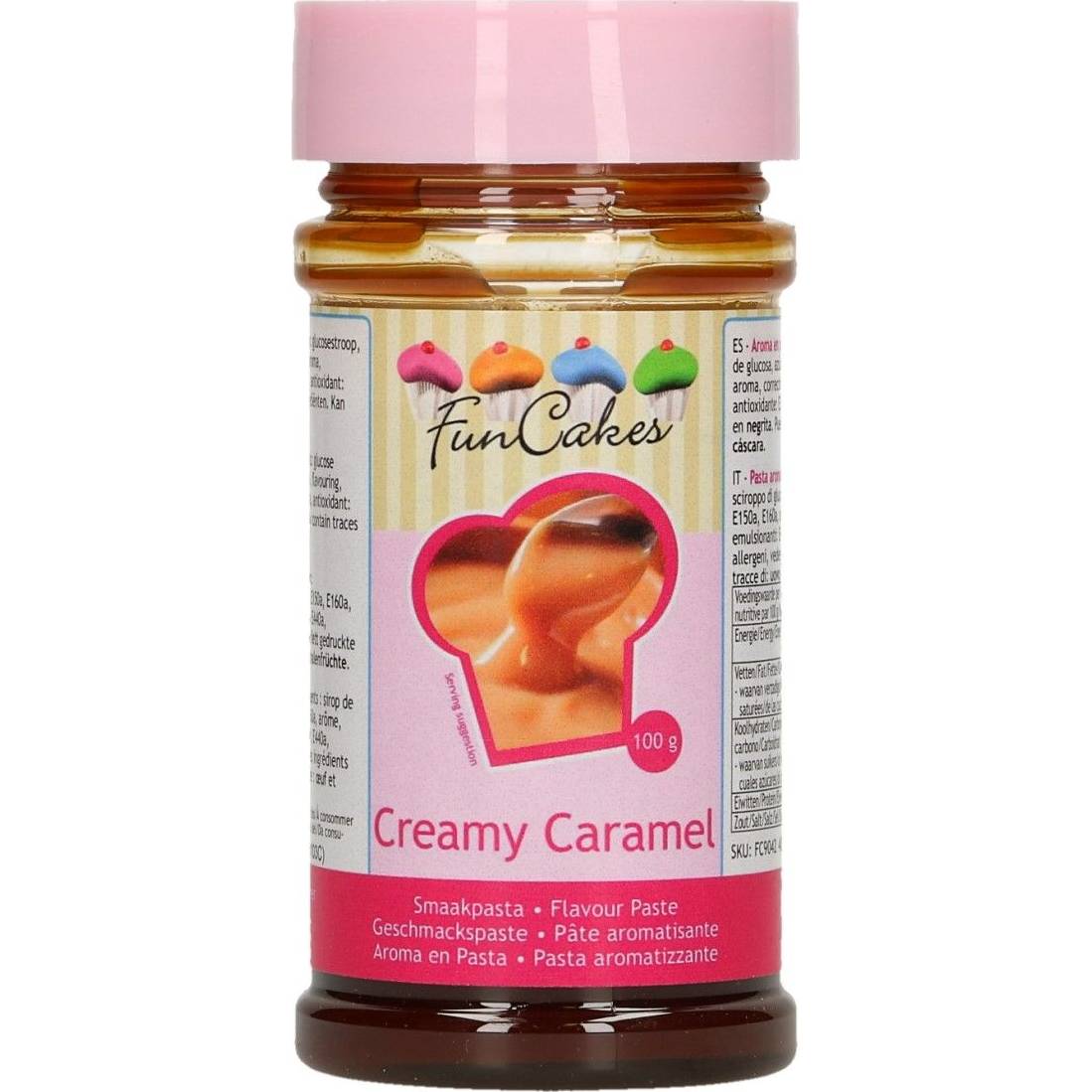 Ochucovací pasta krémový karamel 100g - FunCakes