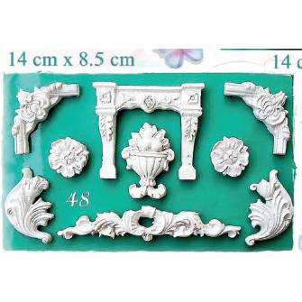 Fotografie Silikonová forma ornamenty - Galias Moulds