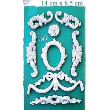 Fotografie Silikonová forma ornamenty - Galias Moulds