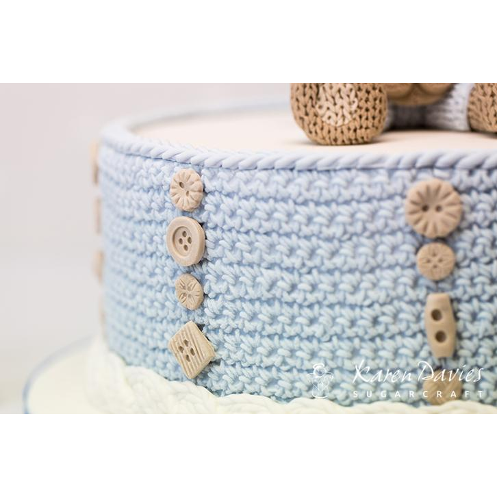 Silikonová forma struktura pletení KC04187 - Karen Davies