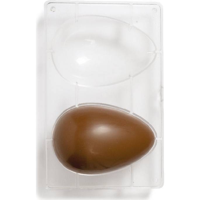 Polykarbonátová forma na čokoládu vajíčka velká 15x10x7,5cm - Decora