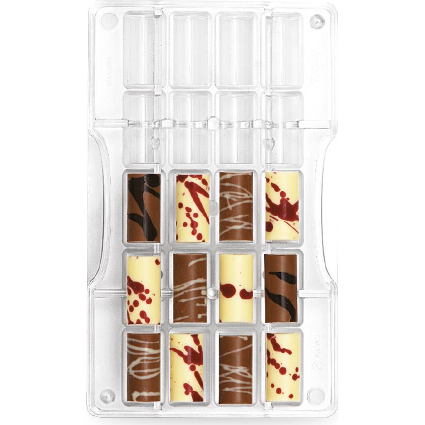 Polykarbonátová forma na čokoládu Cilindro small - Decora