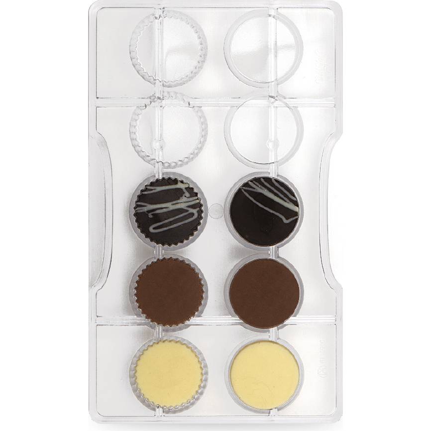 Polykarbonátová forma na čokoládu Dischetti - Decora