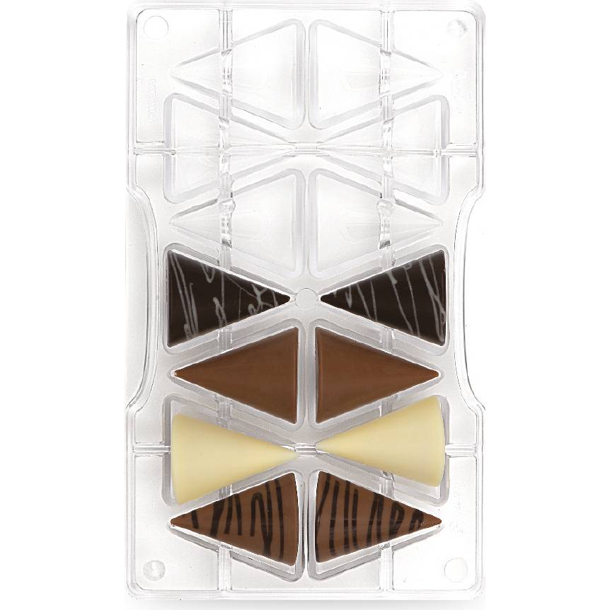 Polykarbonátová forma na čokoládu kužel střední - Decora
