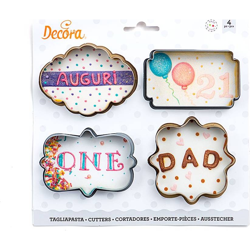 Fotografie Vykrajovátka rámečky 4ks - Decora