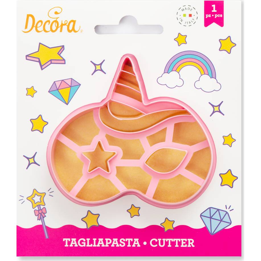 Vykrajováka maska unicorn 1ks - Decora