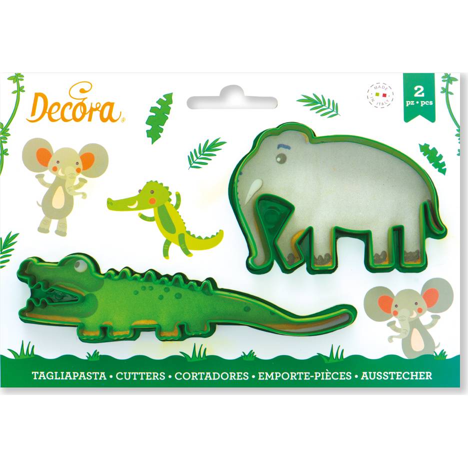 Fotografie Vykrajovátka slon a krokodýl - Decora