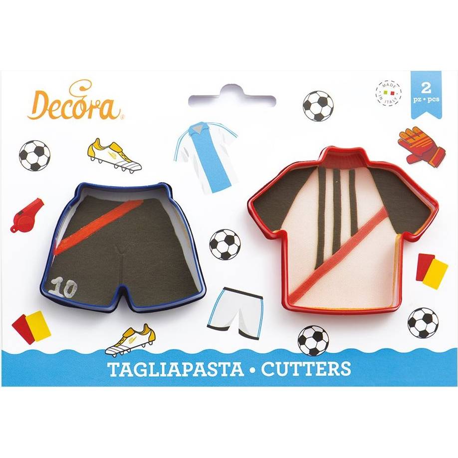 Fotografie Vykrajovátka dres a kraťasy 2ks fotbal - Decora