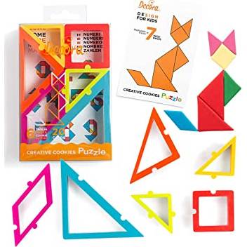 Fotografie Vykrajovátka puzzle creative cookies 6ks + 20 karet - Decora