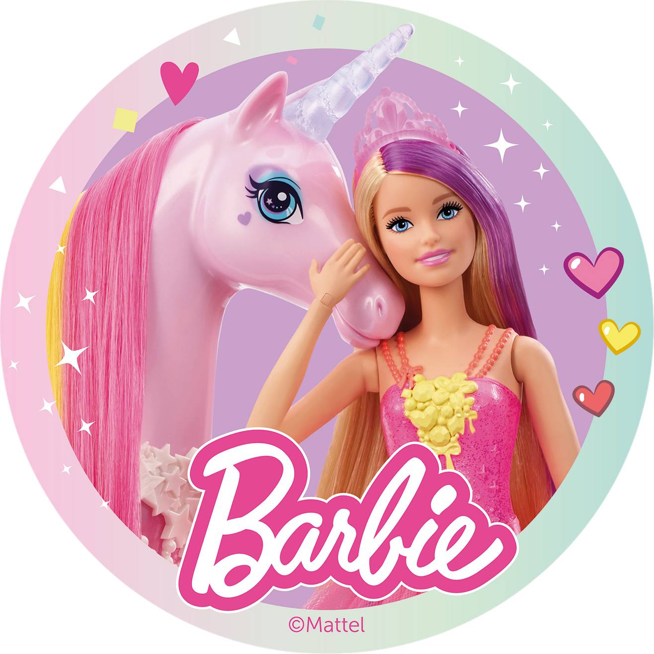 Fondánový list Barbie 20cm - Dekora