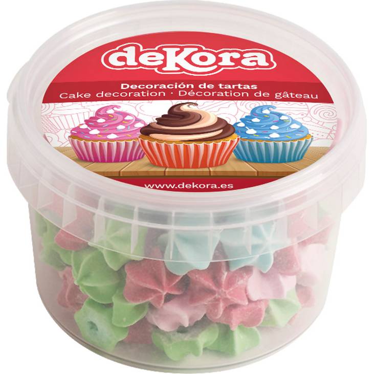 Fotografie Cukrové zdobení barevné 100g - Dekora