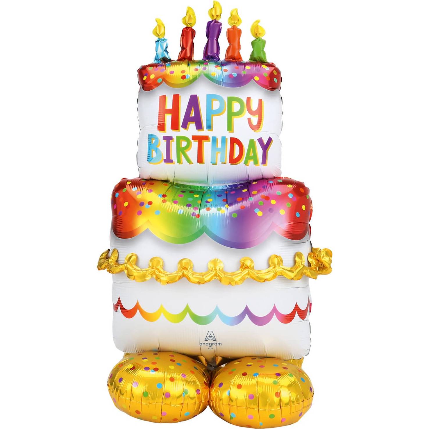 Fóliový balónek obří dort 1,27m - Amscan