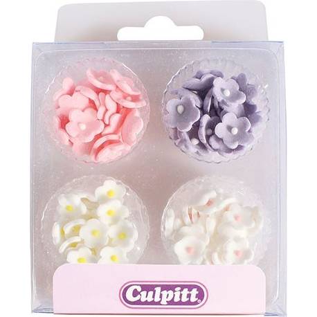 Cukrová dekorace - Mini květiny - 100ks - Culpitt