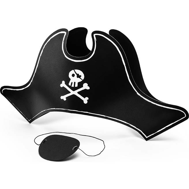 Párty čepice pirátský klobouk 1ks - PartyDeco